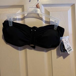NWT Womens black bikini top